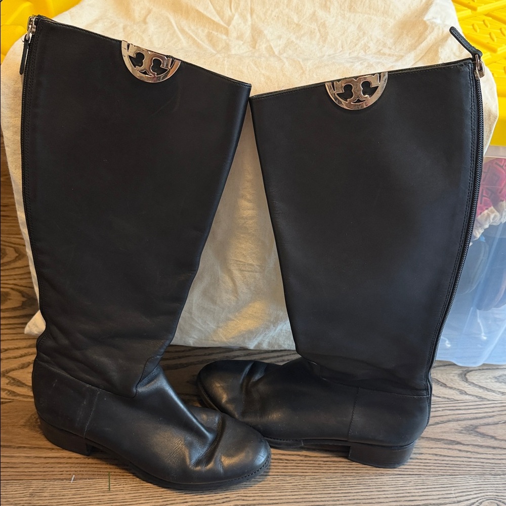 Tory Burch Black Heeled Boots